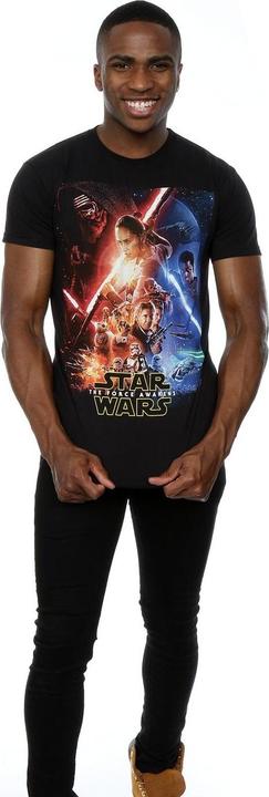Produktbild Star Wars Force Awakens Poster TShirt (XL)
