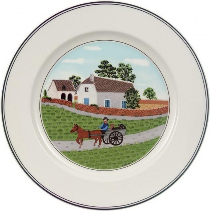 Frühstücksteller Bauer Design Naif (1 x, 21 cm)