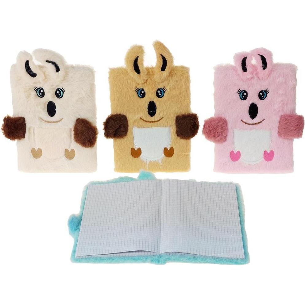 Adar, Quaderni + Bloc notes, Plüsch-Notizbuch MIX