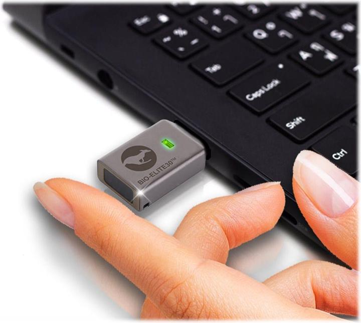 Produktbild Kanguru Defender BioElite30 - 128G - Fingerprint D (128 GB, USB-A)