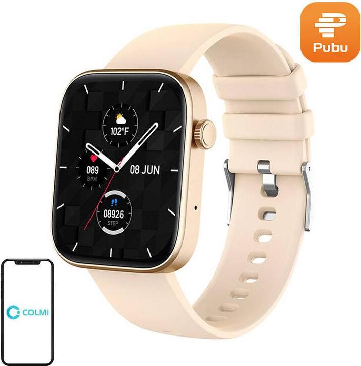 Actual product image Colmi Smartwatch P71 Gold (45.50 mm)
