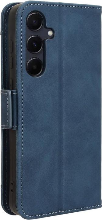 Actual product image Cover-Discount Galaxy A55 - Case with many card slots blue (Samsung Galaxy A55)