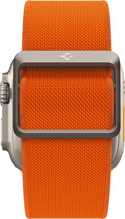 Actual product image Spigen Fit Lite Band for Apple Watch Series 42, 44, 45, 49 mm - orange (42 mm, 44 mm, 45 mm, 49 mm, Nylon, Fabric, Stainless steel, Apple Watch Series 7, Apple Watch Series 8, Apple Watch Ultra)