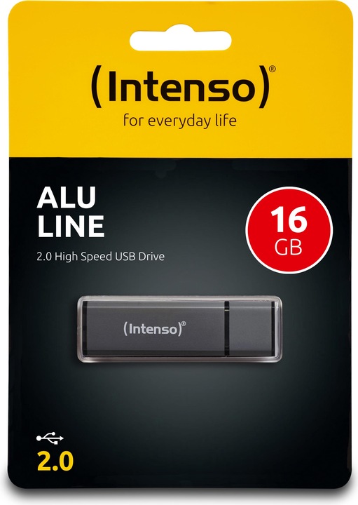 Immagine prodotto Intenso Unità USB AluLine (16 GB, USB-A, USB 2.0)