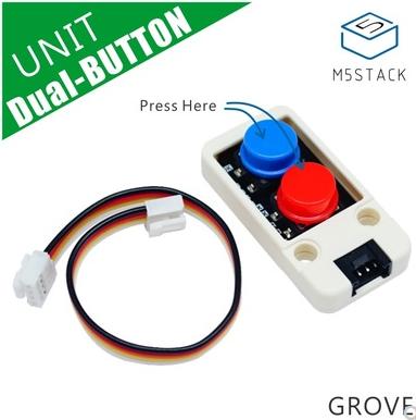 Actual product image M5Stack Mini dual button
