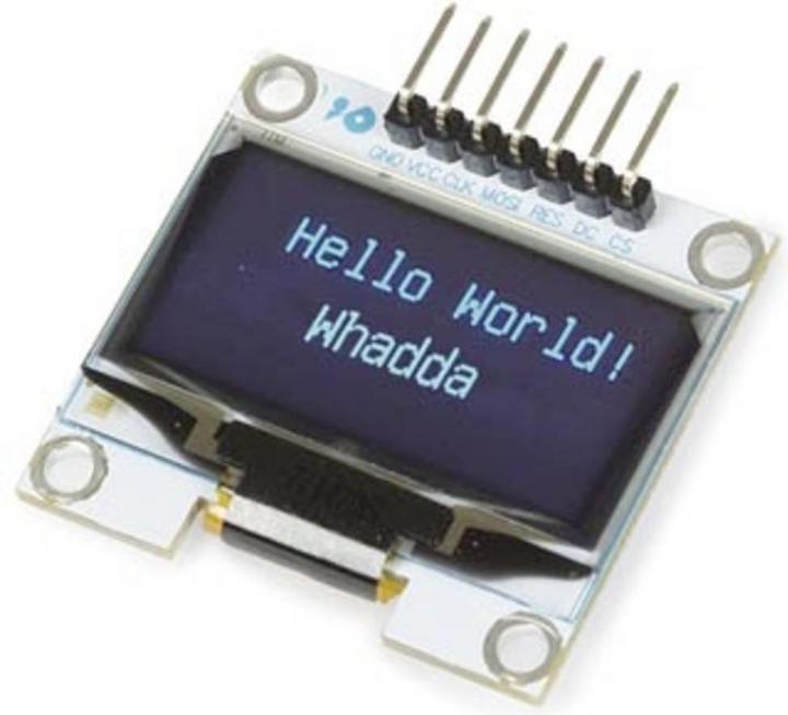 Whadda 1.3-Zoll-OLED-LED-Bildschirm für Arduino® (SH1106-Treiber, SPI)