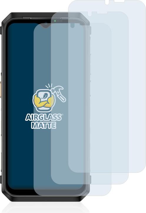 Actual product image BROTECT AirGlass Glass Matte (3 Piece, Ulefone Power Armor 18T)