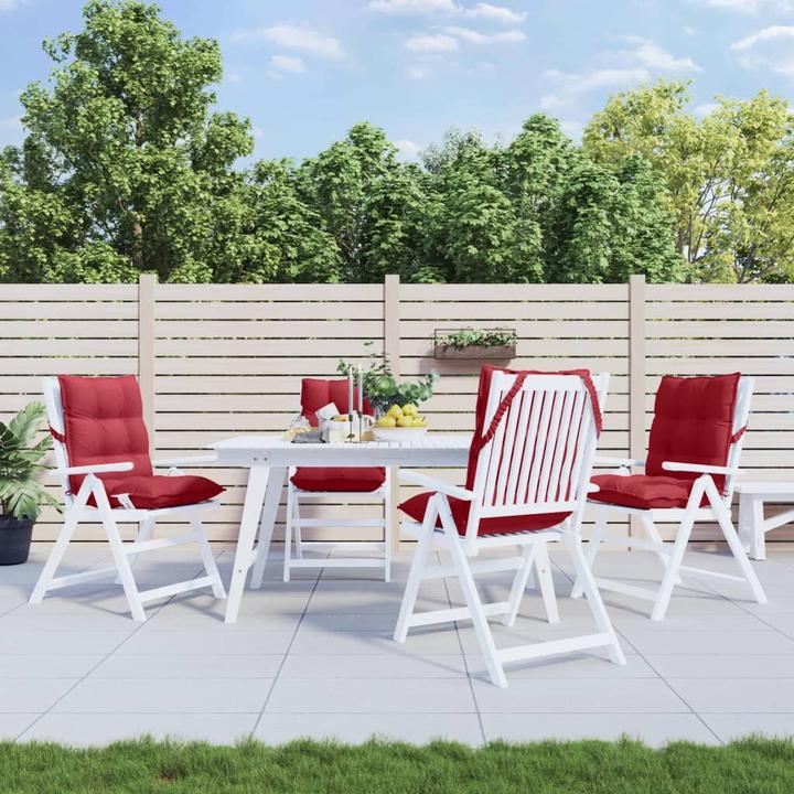 Immagine prodotto vidaXL Cuscini dello schienale basso 4 pezzi. Tessuto Oxford (100 x 50 x 7 cm)