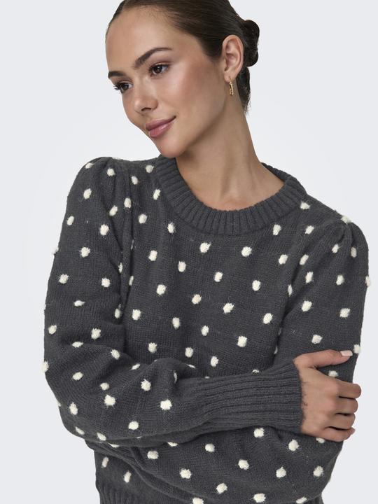 Produktbild JdY Normal geschnitten Hoch geschlossen Lange Bündchen Puffärmel Pullover Strickpullover (XL)