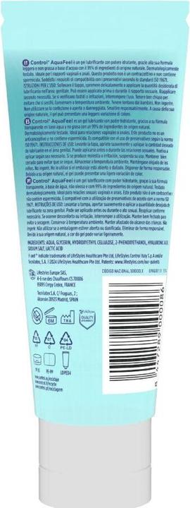 Produktbild Control - Aquafeel Gleitmittel Mit Hyaluronsäure 80 Ml (80 ml)