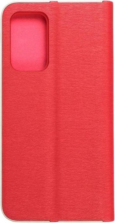 Produktbild Forcell Book case OEM LUNA Book Gold for SAMSUNG A52 5G / A52 LTE ( 4G ) / A52s 5G red (Samsung Galaxy A52s 5G, Samsung Galaxy M52 5G)