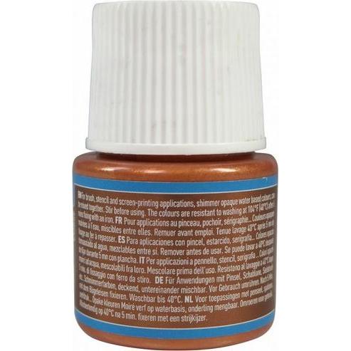 Thumbnail - Pebeo, Künstlerfarbe + Bastelfarbe, Setacolor Opak Schimmerndes (Schimmerndes Kupfer Hell, 45 ml)