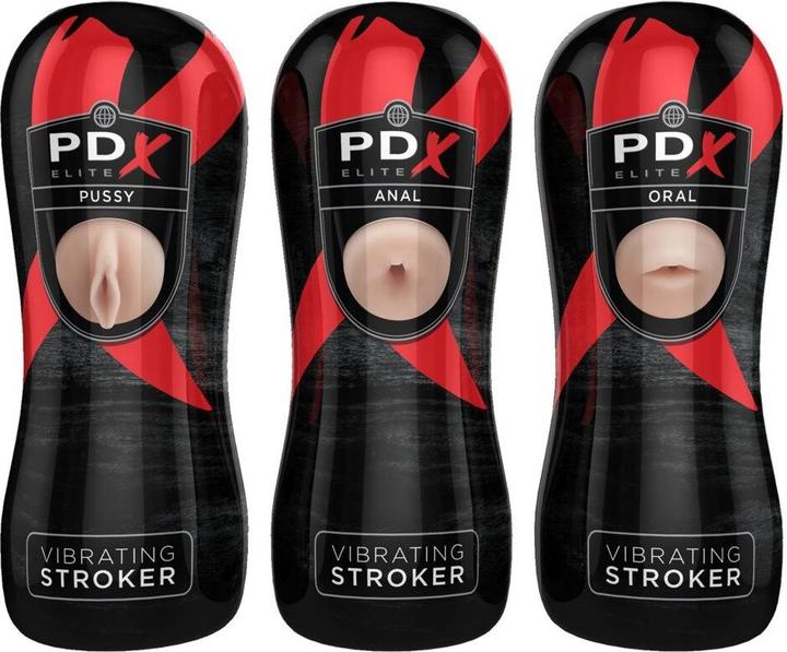Produktbild Pipedream Vibrating Stroker Display