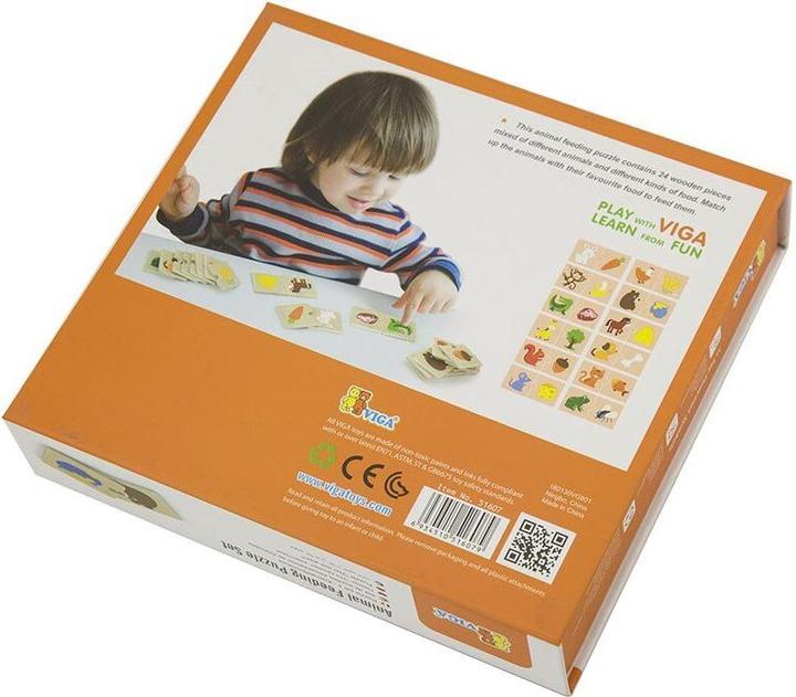 Actual product image Viga Toys Viga 51607 Puzzle nakarm zwierzÄ tko