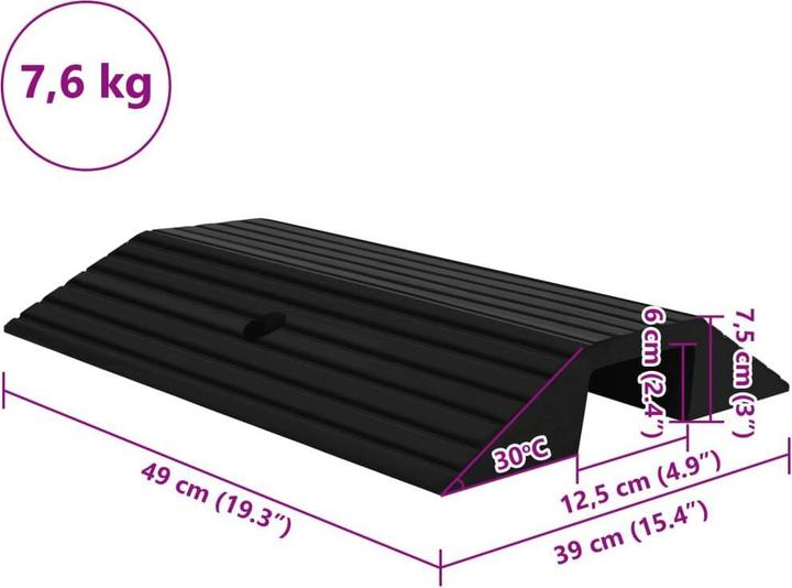 Image du produit vidaXL Schwellenrampe