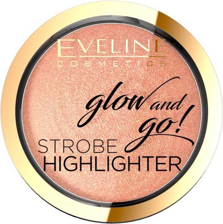 Actual product image Eveline Glow And Go! Strobe Highlighter Face Highlighter 02 Gentle Gold 8.5G (02 Gentle Gold, Highlighter, 8.50 g)