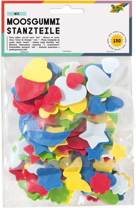 Image du produit Folia Pièces estampées en caoutchouc mousse motifs divers