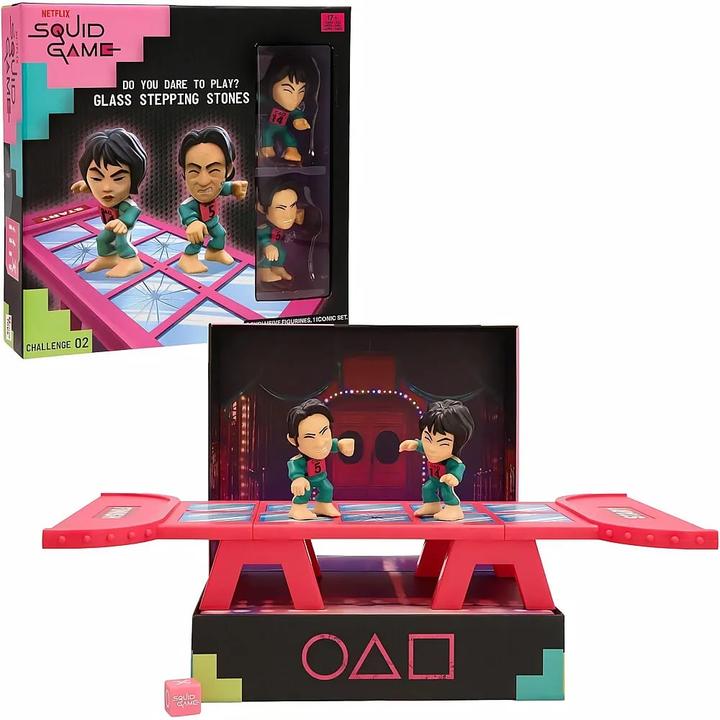 Immagine prodotto Squid Game Piastrella di vetro Challenge (70112) (Inglese, 2 Giocatori)