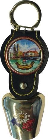 Actual product image Grossmünster Bell Keychain