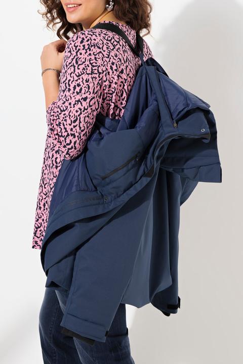 Produktbild Ulla Popken HYPRAR Funktionsjacke, wasserdicht, Kapuze, recycelt (46, 48)
