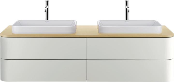 Produktbild Duravit Aufsatzwaschbecken 60 x 40 cm Happy D.2 Plus weiss 2359600000 (400 mm, 600 mm)