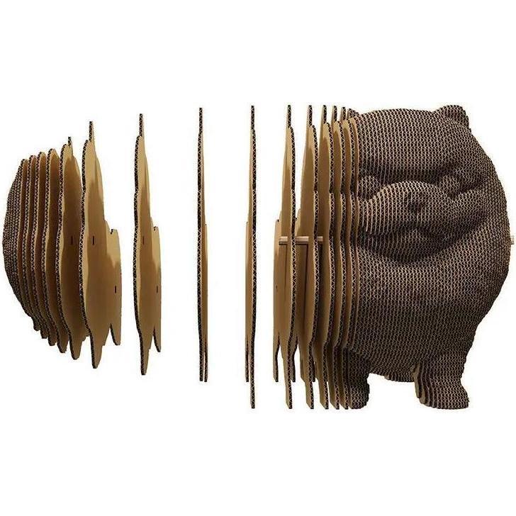 Cartonic Zwergspitz - 3D Modell aus Karton (CARTSPITS)