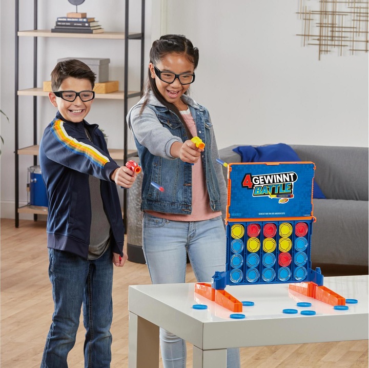 Actual product image Hasbro Gaming 4 wins Battle game with Nerf Blastern