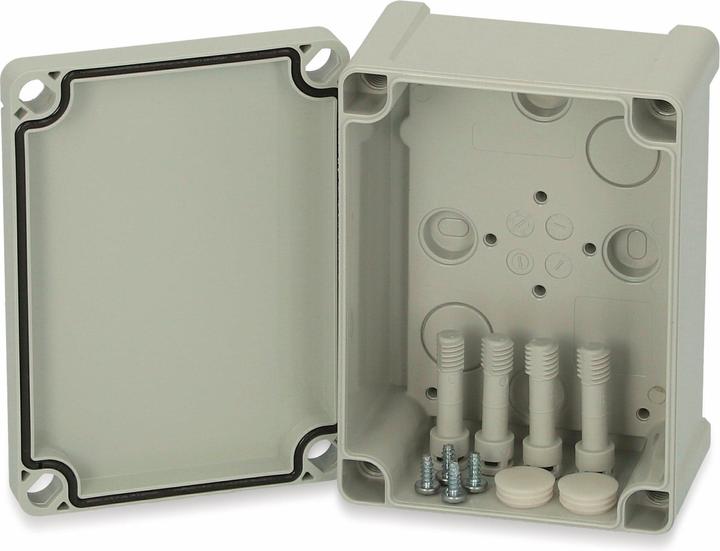 Productafbeelding Fibox Behuizing grijs deksel IP65 130x95x65mm (Huisvesting)