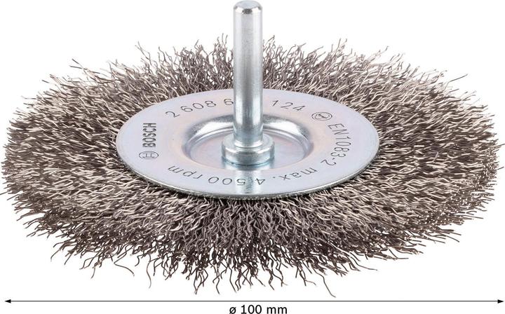 Produktbild Bosch Professional Zubehör PRO Stainless Steel clean Scheibenbürste, gerader Schaft, 100 x 0,3 mm