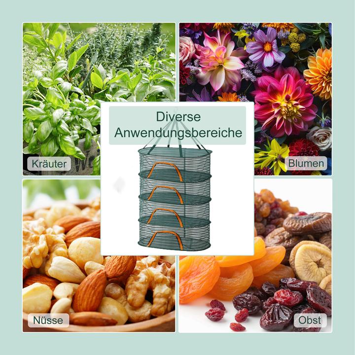 Actual product image Relaxdays Faltbares Trockennetz Oval