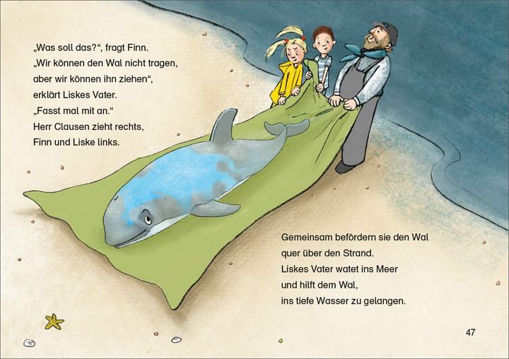 Produktbild Leselöwen 2. Klasse - Ein Wal braucht Hilfe (Deutsch, Maja von Vogel, Imke Sönnichsen, 2020)