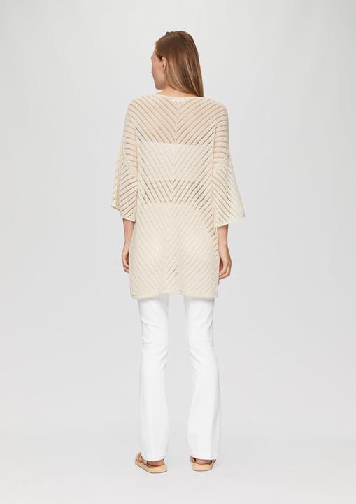 Produktbild s.Oliver Strickpullover Stricktunika mit Lochmuster (44)