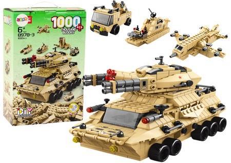 Image du produit Lean Toys Bausteine ​​Tank 1000 Stück