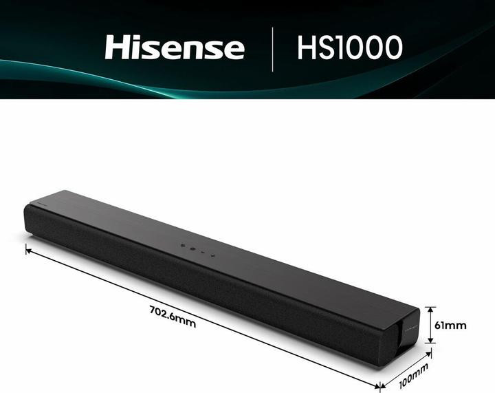 Actual product image Hisense HS1000 (120 W, 2.0 Channel)