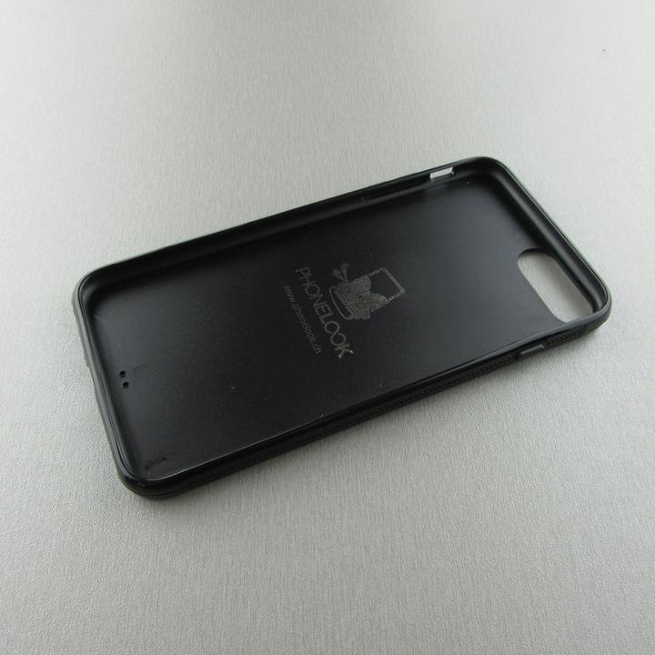 Actual product image PhoneLook Coque Silicone rigide noir Summer 18 19 (Apple iPhone 7 Plus)