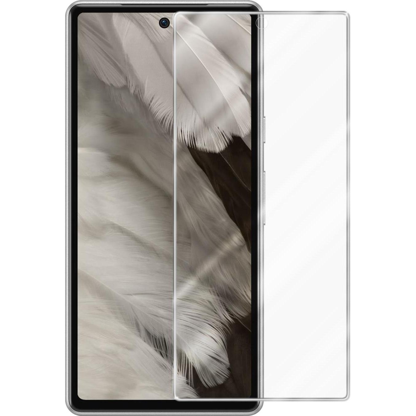 Cadorabo Display Schutzglas Folie für Google Pixel 7A (1 Stück, Google Pixel 7a), Smartphone Schutzfolie, Transparent