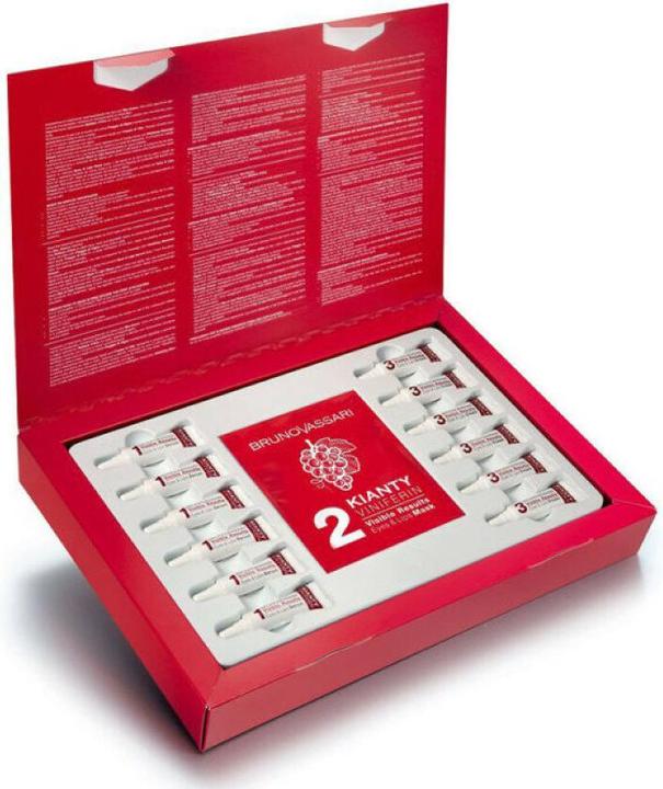 Immagine prodotto Bruno Vassari Kianty Spa Uva Lifting Ampolle Siero di Trattamento per l'Invecchiamento per Occhi e Labbra - 6 (Set per la cura del viso)