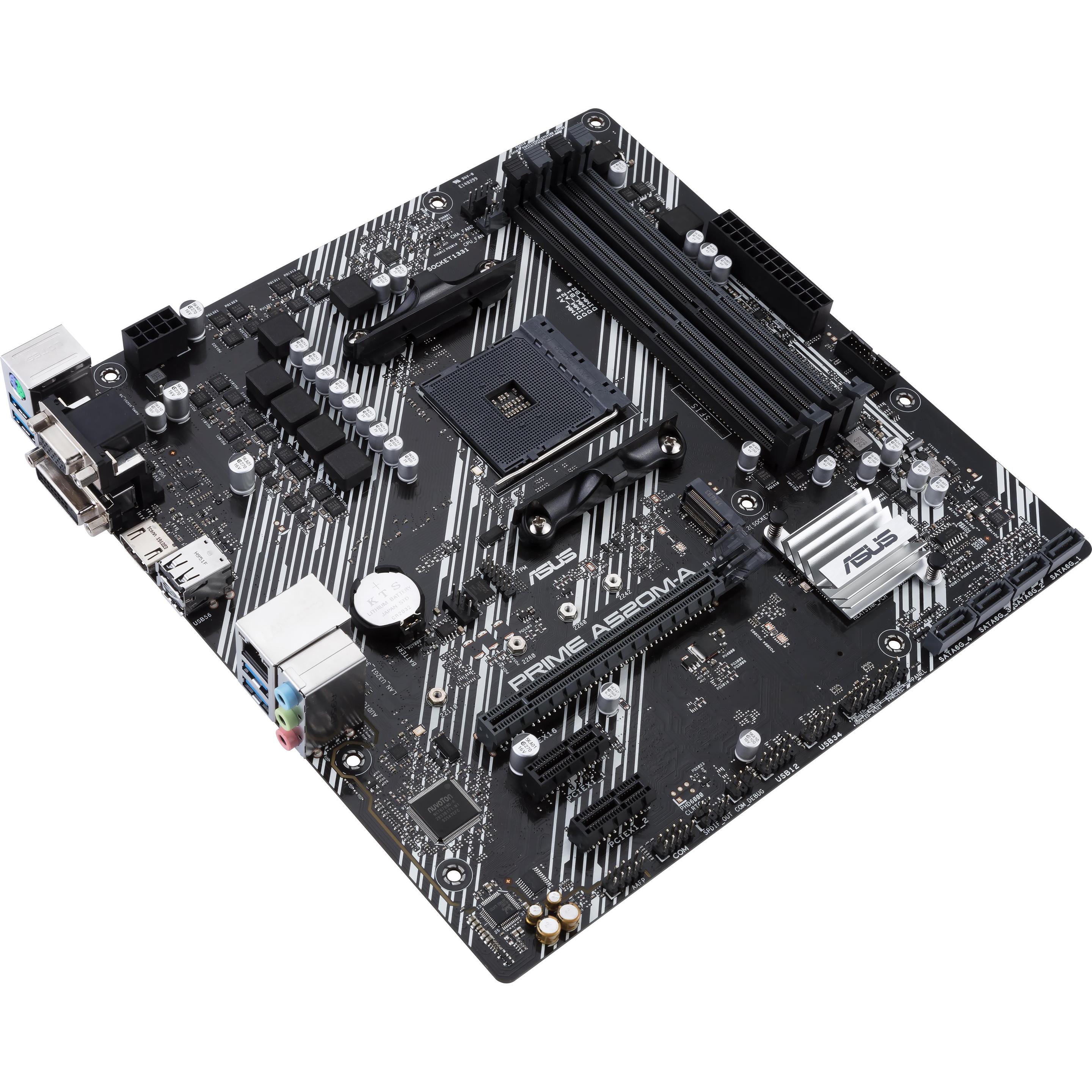 ASUS PRIME A520M-A II/CSM (AM4, AMD A520, mATX), Mainboard