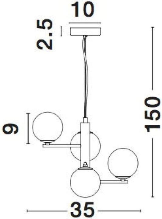 Produktbild Nova Luce Agrigento (G9)