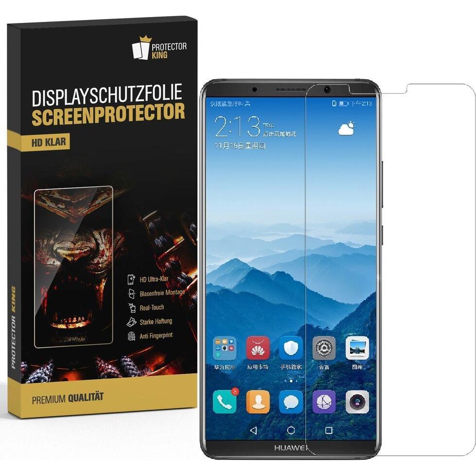 Protectorking 2x Premium Displayschutzfolie 3D KLAR (2 Stück, Huawei Mate 10 Pro), Smartphone Schutzfolie