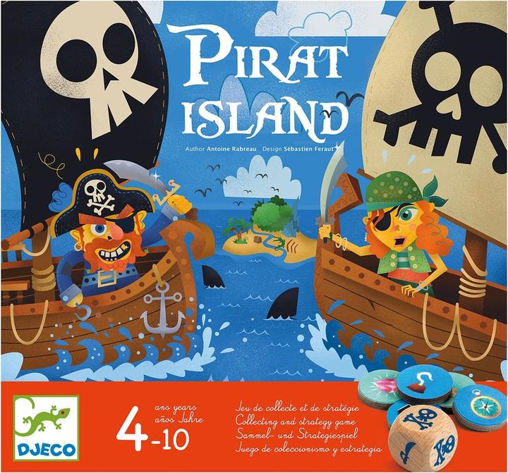 Actual product image Djeco Pirate Iceland (Italian, Portuguese, French, English)