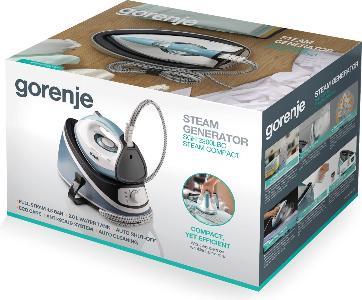 Actual product image Gorenje Steam generator SGH2200LBC 2200 W, 2 L, 4.5 bar, Vertical steam function, Calc-clean function, Turq (2200 W, 100 g/min)