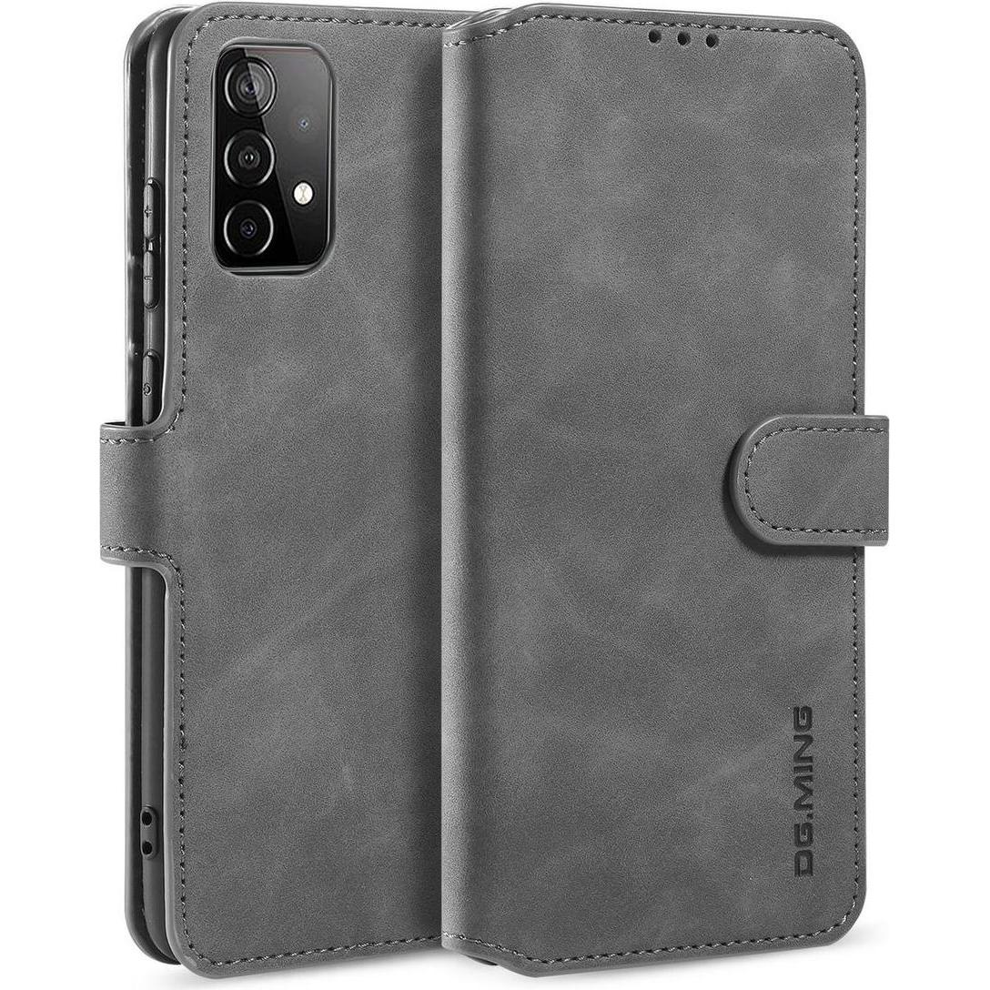 König Design Hülle Handy Schutz für Samsung Galaxy A52 4G 5G A52s Case Cover Tasche Grau Neu (Samsung Galaxy A52, Samsun...
