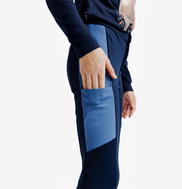 Fouganza Winter-Reithose Kinder blau/hellblau (152)