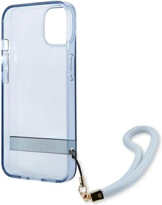 Produktbild Guess GUHCP13MHTSGSB iPhone 13 6,1" niebieski/blue hardcase Translucent Stap (Apple iPhone 13)