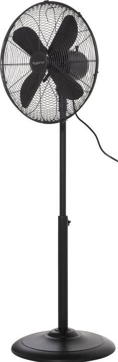 Produktbild Sygonix Standventilator 50 W (Ø x H) 445 mm x 1300 mm Schwarz Oszillierend, Hö