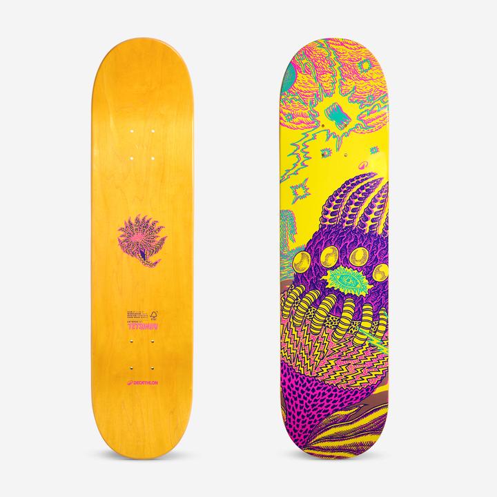 Decathlon Skateboarddeck Ahorn DK500 Popsicle Grafik (8")