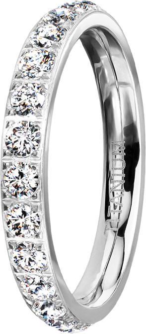 Immagine prodotto Star Piercing Anello in argento con cristalli (50, 925 Argento)