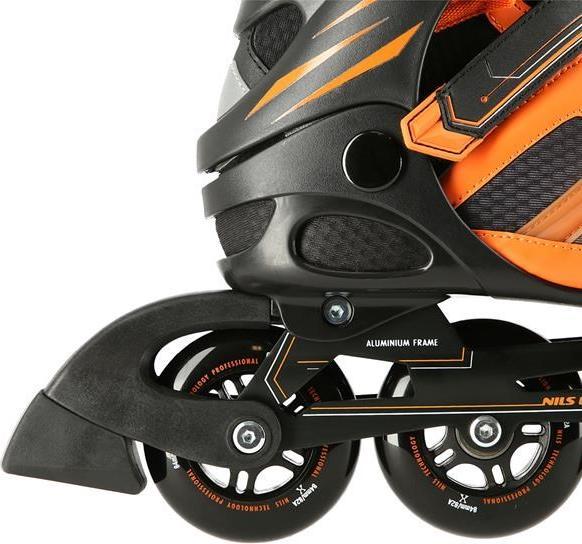 Produktbild Nils NA14112 Schwarz-Orange GRÖSSE 42 INLINE-SKATES EXTREME (42)