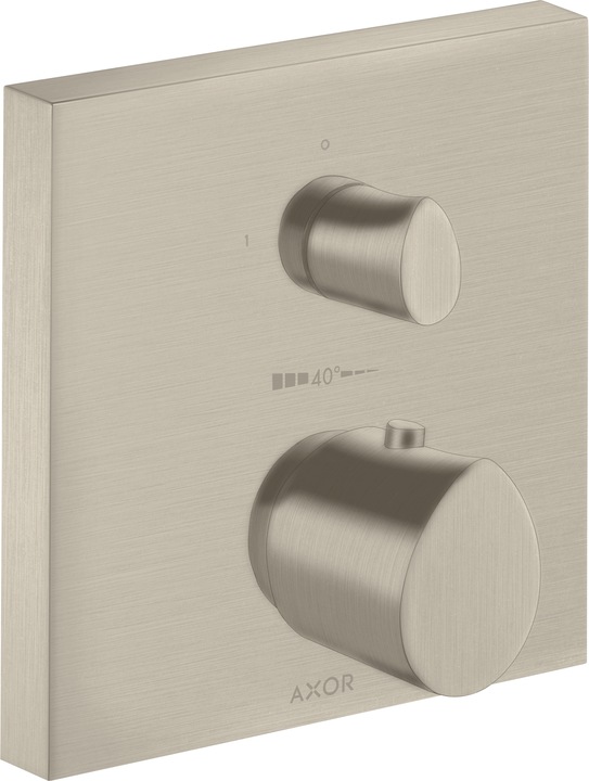 Actual product image Axor Starck Organic Thermostat flush-mounted with shut-off valve, 1 consumer